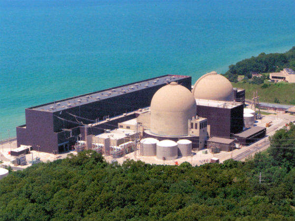 American Electric Power's D.C. Cook nuclear power plant in Michigan, USA.