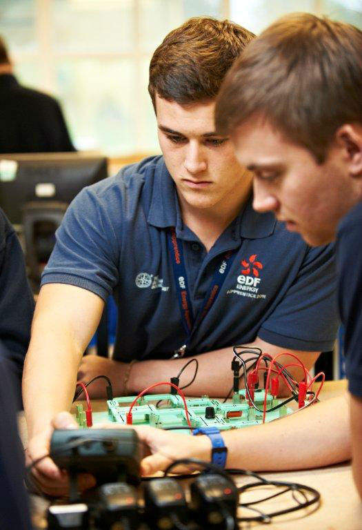 EDF Energy expects the apprentices to be appointed to a full-time position at their base power station.