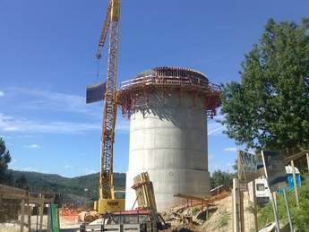 Construction of the surge tank