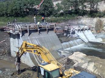Dam construction