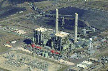 Aerial view of Big Brown power plant