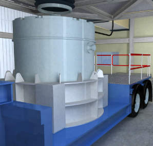Sellafield designs filling station for sludge drums