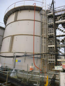 TEPCO stops another tank farm leak