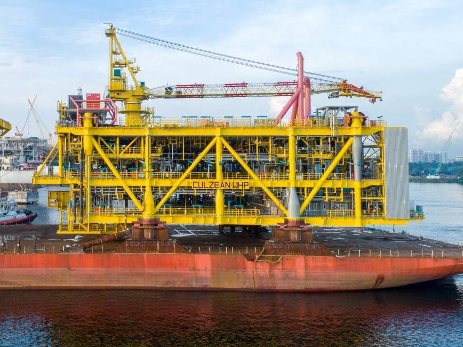 Sembcorp completes fixed platform topsides for Total’s Culzean gas field