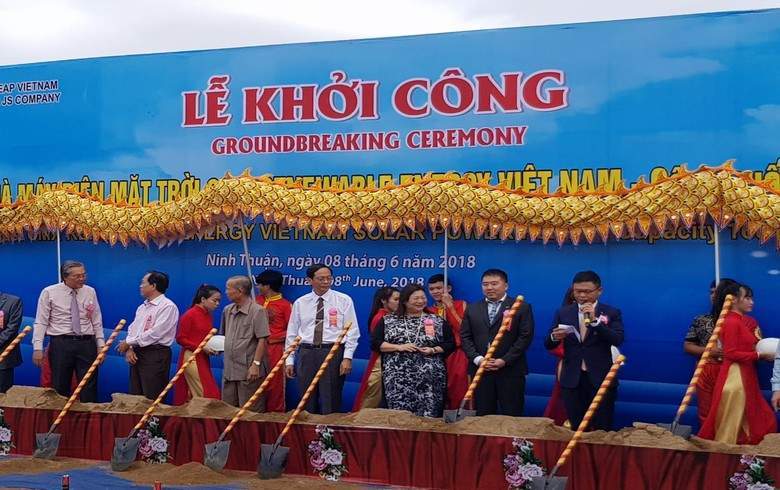 Sunseap begins construction of 168MW solar farm in Vietnam
