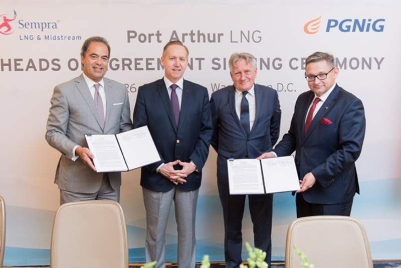 Port Arthur LNG signs LNG supply agreement with Poland’s PGNiG