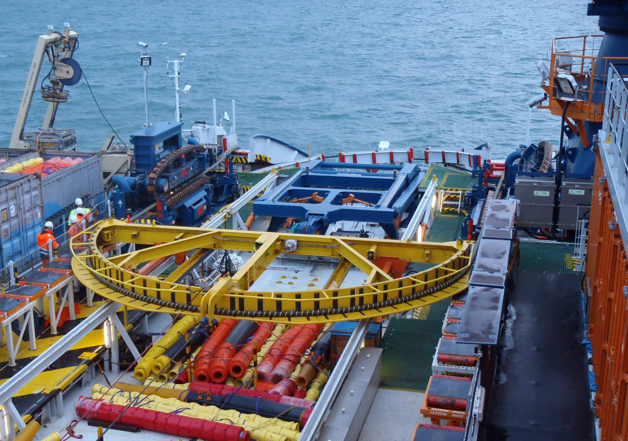 DOC supervises inner array cable installation at MERKUR offshore wind farm