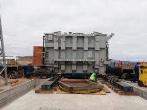 Power transformer arrives at Mainstream’s Sarco wind farm in Chile