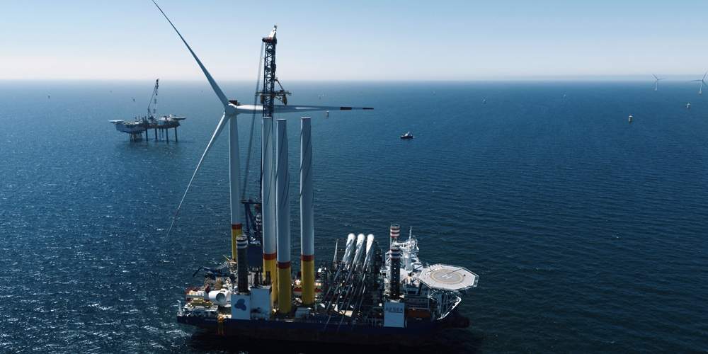 First turbine installed at 385MW Arkona offshore wind project