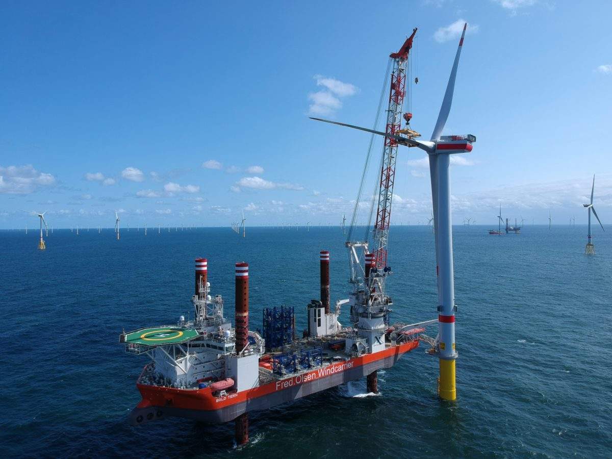 MHI Vestas install final turbine at 450MW Borkum Riffgrund 2 offshore wind farm