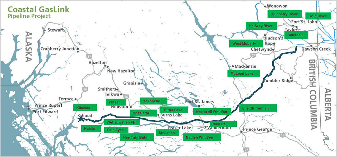 Coastal GasLink Pipeline Project secures backing of all First Nations