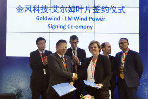 LM Wind Power to supply blades for Goldwind 3-4MW onshore platform