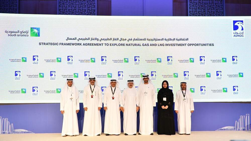 Saudi Aramco, ADNOC to cooperate on natural gas and LNG