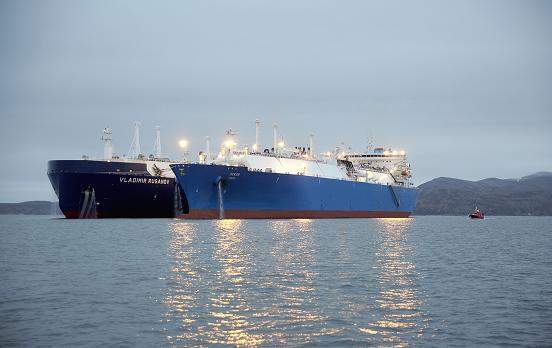 Pskov completes first open water STS transfer for Yamal LNG