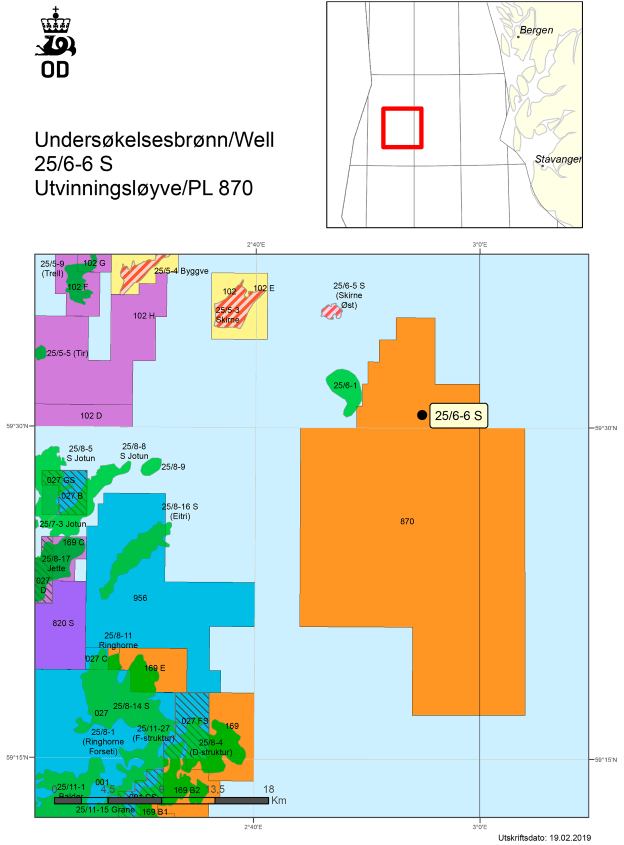 Equinor secures drilling permit for well 25/6-6 S in production licence 870