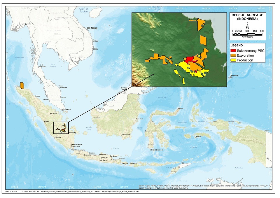 Repsol and partners make gas discovery in Sakakemang block in Indonesia