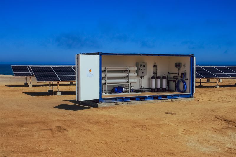 In drought-stricken Namibia, solar energy is now used to make clean water from the Atlantic Ocean