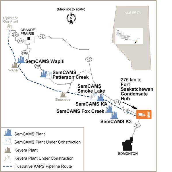 SemCAMS, Keyera to jointly build $965m NGL and condensate pipeline in Canada