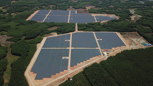 Sharp completes building 49MW solar plant in Quang Ngai Province, Vietnam