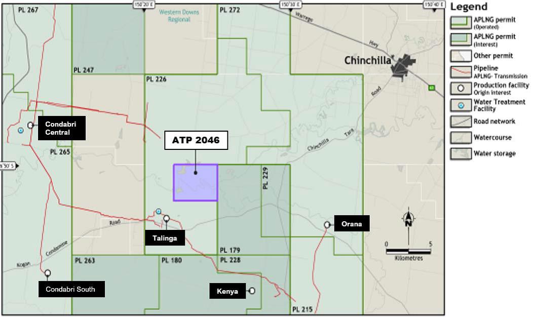 Armour, Australia Pacific LNG joint venture awarded ATP2046 prospect in Queensland