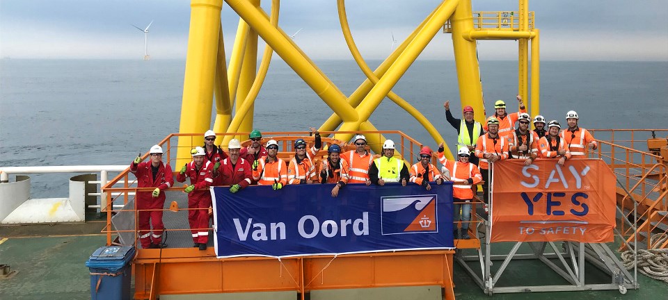 Van Oord installs foundations for East Anglia ONE offshore wind farm