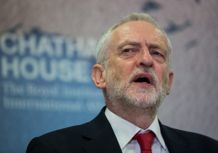 UK Labour leader Jeremy Corbyn calls on Prime Minister Boris Johnson to ban fracking