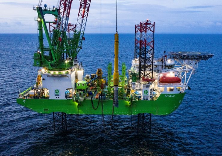 DEME reaches halfway mark in piling installation at Moray East offshore wind farm