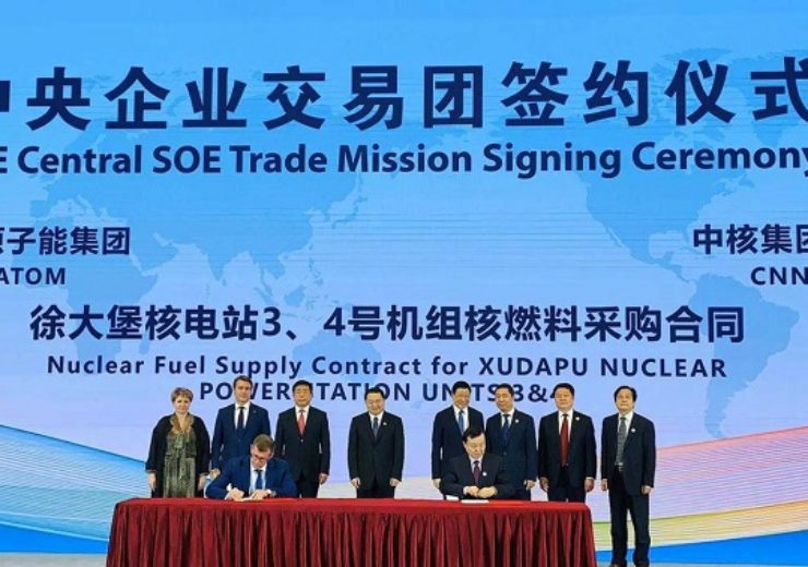 TVEL Fuel Company of ROSATOM inks fuel contract for China’s Xudapu NPP new units