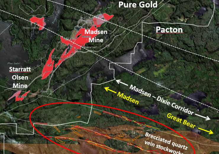 Pacton commences drilling targets along LP extension towards Madsen at Red Lake, Ontario