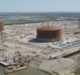 Roof raising completes for first storage tank at Calcasieu Pass LNG
