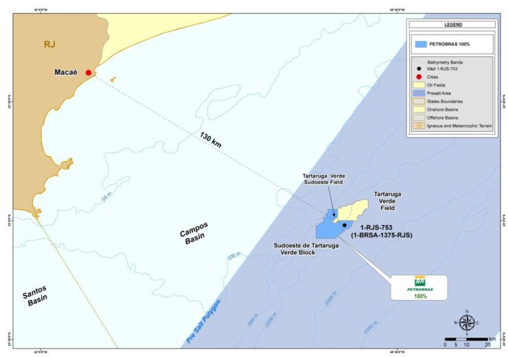 Petrobras makes oil discovery in Sudoeste de Tartaruga Verde block in Brazil