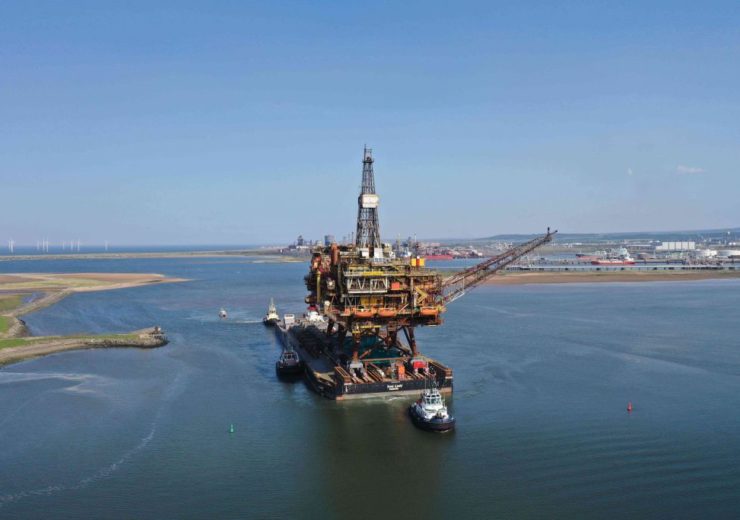 Sell’s Brent Alpha offshore platform arrives at Able UK port for dismantling