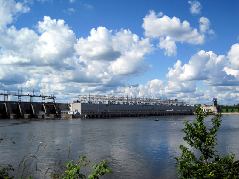 Carillon Hydro-electric Dam, Pointe Fortune, Quebec.
