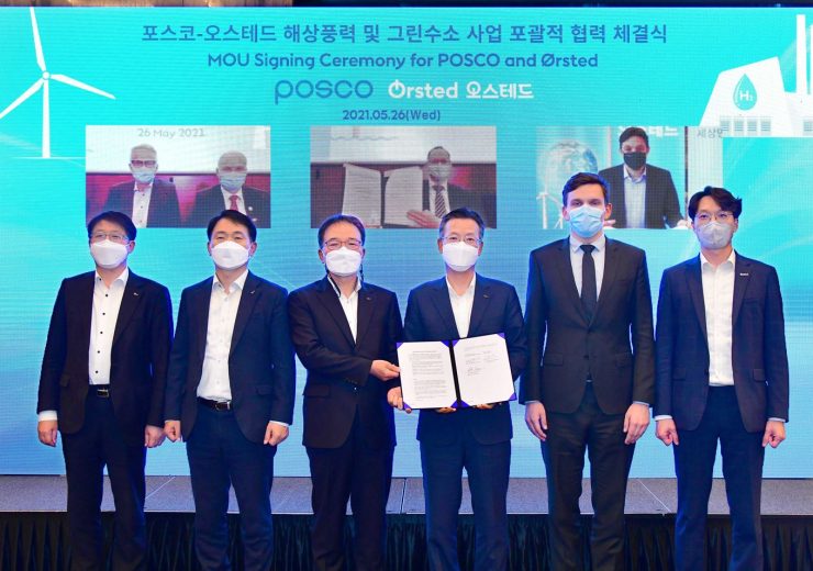 Ørsted and POSCO sign MoU to strengthen collaboration on offshore wind and renewable hydrogen in Korea
