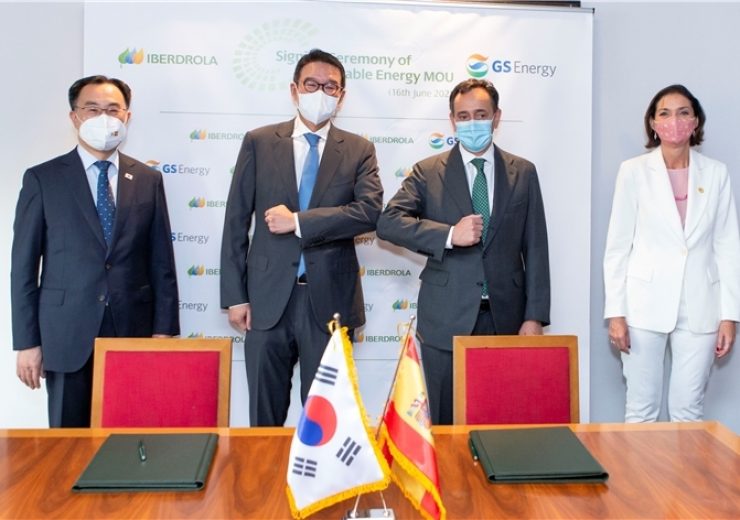 Iberdrola signs cooperation agreement with GS Energy to develop projects in Korea and other Asian regions
