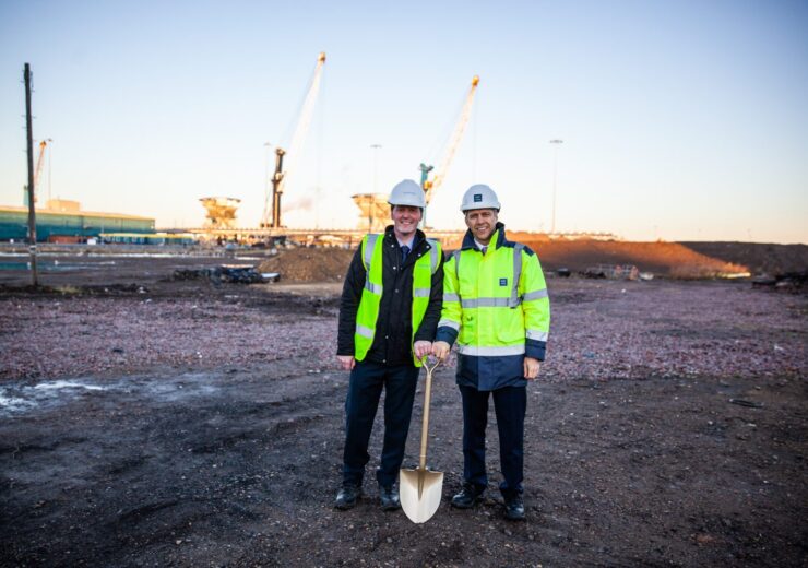 Mark-Halliday-Operations-Director-for-Dogger-Bank-with-Matt-Beeton-CEO-Port-of-Tyne-breaking-ground-for-Dogger-Bank-OM-base-1536x1024