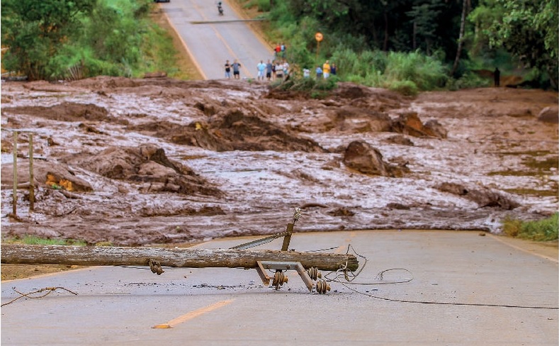 Aftermath of the Brumadinho tailings dam failure in Brazil in 2019. (Credit: ILANA LANSKY/Shutterstock.com)
