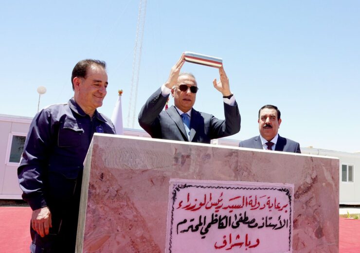 Iraqi PM Al-Kadhimi lays foundation stone for 1.64GW Anbar combined power plant
