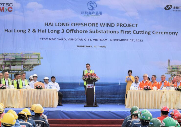 Hai Long project conducts 1st cut of steel for offshore substations, offshore installation to begin in 2024