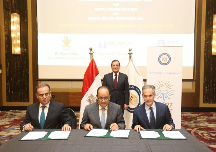 EGAS, Seasplit Technologies and GE announce MOU for the industrial decarbonisation of the Gulf of Suez