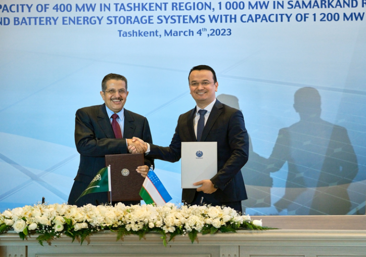 Acwa Power signs power purchase and investment agreements for three new green projects in Uzbekistan