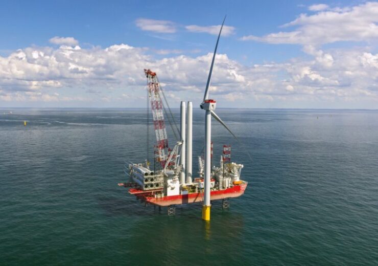 First turbine up at CrossWind’s Hollandse Kust Noord offshore wind park
