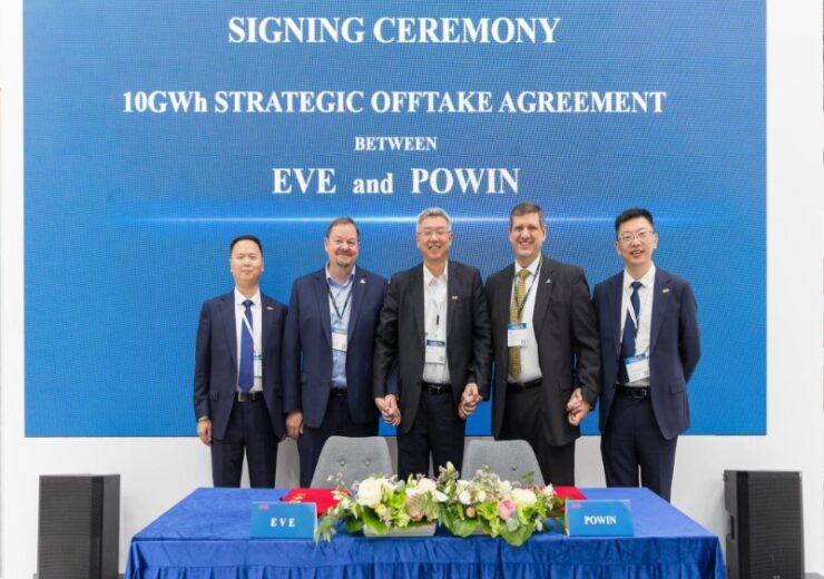 Powin enters 10GWh supply agreement with battery cell supplier EVE Energy