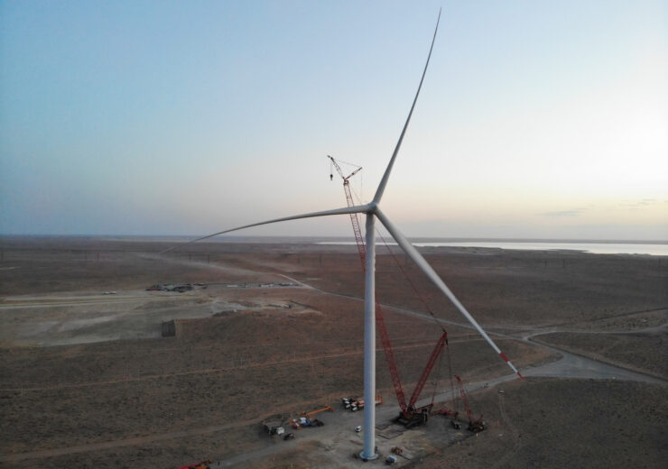 ACWA Power installs largest wind turbine in Central Asia