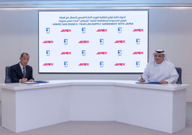 ADNOC Gas and JAPEX sign five-year LNG supply agreement