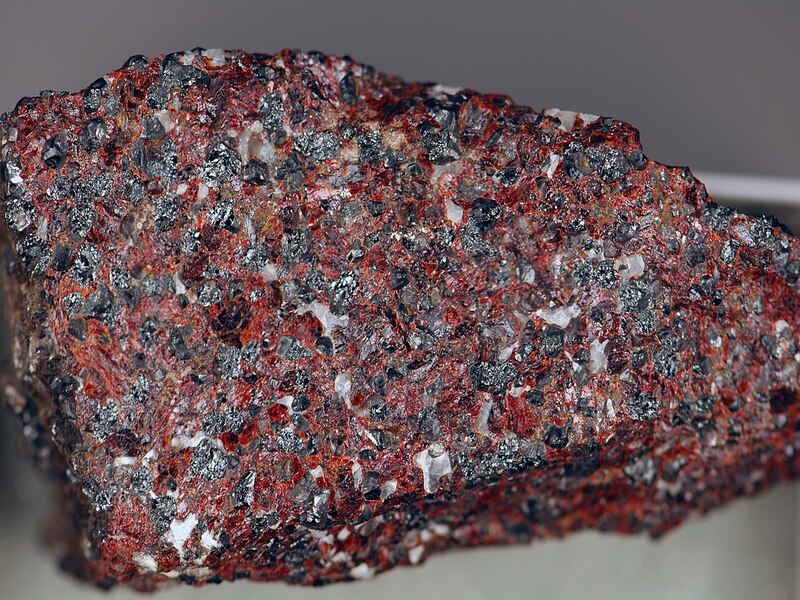 Zinc ore. (Credit: James St. John at commons.wikimedia.org)