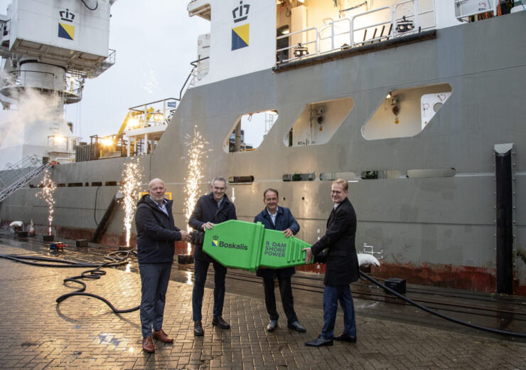 Boskalis commissions shore power facility in Rotterdam