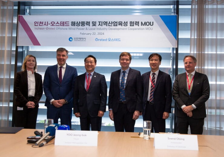 Ørsted to develop offshore wind power industry in Incheon