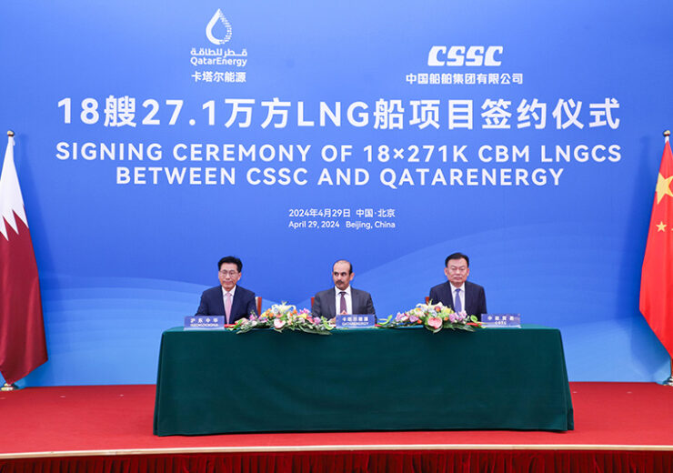QatarEnergy inks $6bn deal with CSSC for 18 QC-Max size LNG vessels